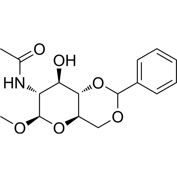 Methyl 2-acetamido-2-deoxy-4,6-O-benzlydene-O-β-D-glucopryanoside 10300-76-2